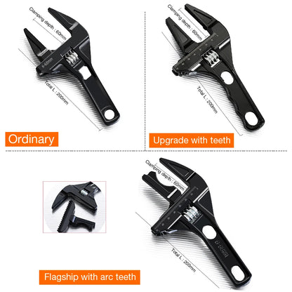 Short Handle Adjustable Wrench