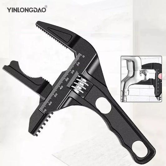 Short Handle Adjustable Wrench